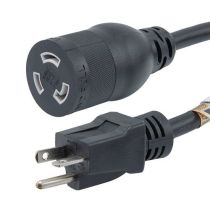 ShowMeCables NEMA N5-20P to L5-20R Adapter Cord - 20A - 1 FT