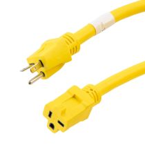 ShowMeCables N6-20P to N6-20R Outdoor Extension cord, SJTOW