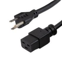 ShowMeCables NEMA 5-15P - C19, SJTOW Power Cable, 125V, 15A, 15FT