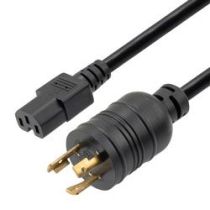ShowMeCables NEMA L6-20P - C15, SJTOW Power Cable, 250V, 15A, 6FT