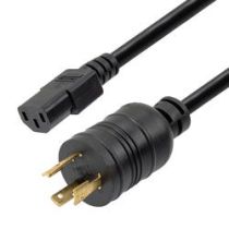 ShowMeCables NEMA L5-20P - C13, SJTOW Power Cable, 125V, 15A, 6FT