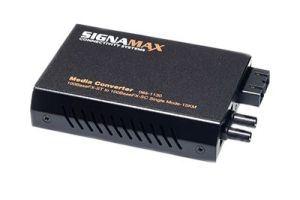 100 Mbps Singlemode to Multimode Fiber Optic Media Converter - SC to ST - 15 Km to 2 Km