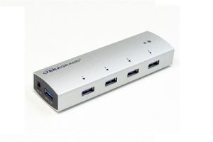 4 Port USB 3.0 Powered Aluminum Hub