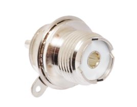 UHF Female Bulkhead Solder Receptacle