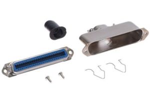 50 Pin Female Solder Centronics Connector - Round Cable