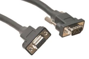 Panel Mount HD15 M/F SXGA Monitor Extension Cable 