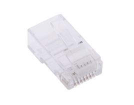 RJ45 Cat6 Connector with Guide - 8P8C - Solid & Stranded Cable - 10 Pack