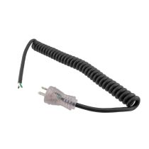 Show Me Cables Hospital Grade N5-15 with LED to Open, Coiled 18AWG Cord, TPE Jacket