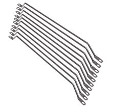 ShowMeCables 1.5"Offset 1/4" Round Rob Lacing bar - 10 Pack