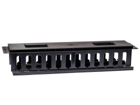 ShowMeCables 2U 19" Cable Management Plastic material