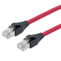 ShowMeCables Category 7 10gig Ethernet Cable Assembly, S/FTP Braid with Individually Shielded Pairs, RJ45 Male/Plug, 26AWG Stranded, LSZH
