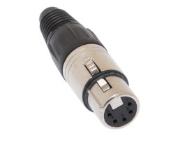 Neutrik XLR 5 Pin Female Solder Connector | NC5FX