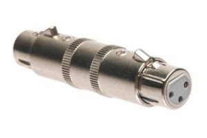 XLR 3 Pin Female to XLR 3 Pin Female Adapter