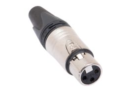 Neutrik XLR 3 Pin Female Solder Connector | NC3FX