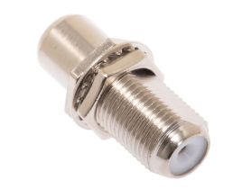 F-Type Female Bulkhead to RCA Female Adapter