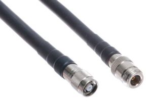 N Female to Reverse Polarity TNC Male Low Loss 600 Coaxial Assembly
