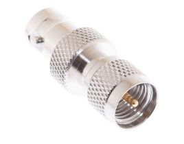 BNC Female to Mini UHF Male Adapter