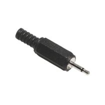 2.5mm Mono Male Solder Connector - Plastic