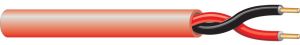 Fire Alarm Cable - 2 Conductor - 18 AWG - Solid - Unshielded - PVC - Red | West Penn Part 980