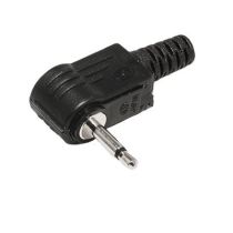 2.5mm Right Angle Mono Male Solder Connector - Plastic