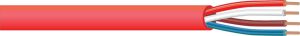 Fire Alarm Cable - 4 Conductor - 18 AWG - Solid - Unshielded - PVC- Red | West Penn Part 982