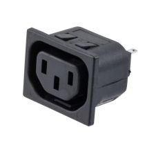 L-com AC PEM 320-2-2/F 1.5mm PANEL SNAP-IN 2.8mm SOLDER TERMINALS