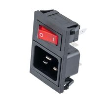 L-com AC PEM C20 1.0mm TO 3.0mm PANEL SNAP-IN 6.3mm QUICK-CONNECT SINGLE CONTACT SWITCH