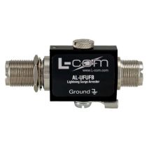 L-com UHF-Female to UHF-Female Bulkhead 0-3 GHz 600V Lightning Protector