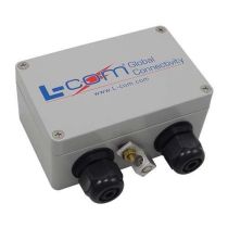 L-com Industrial Grade 10/100/1000 Base-T CAT6 Hi-Power Lightning Protector - RJ45 Jacks