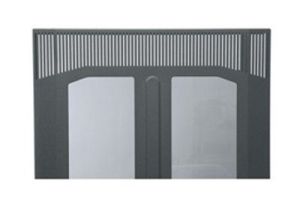 PFD Series Plexi Front Door with Partial Venting for 19 RU Racks