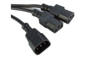 ShowMeCables C14 to C13 Splitter Power Cord - 15 Amp