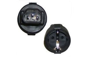 C14 to Female Schuko Power Adapter