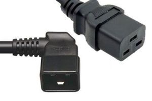 Server/PDU Power Cord - C20 Left Angle to C19 - 20 Amp