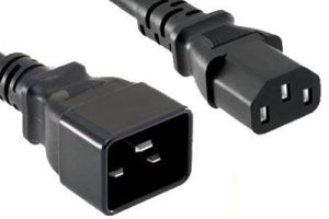 ShowMeCables PC/PDU Power Cord - C20 to C13 - 15 Amp