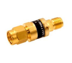L-com 2W/6dB RF Fixed Attenuator - SMA Male to SMA Female - Gold - 3 GHz