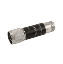 L-com 2W/8dB RF Fixed Attenuator - N Male to N Female - Brass Nickel - 3 GHz
