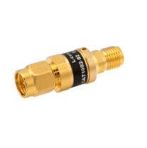 L-com 2W/2dB RF Fixed Attenuator - SMA Male to SMA Female - Gold - 3 GHz