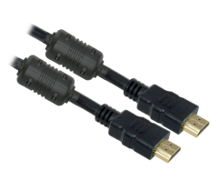 Câble HDMI 4K coudé avec fiche or Blyss, 10m