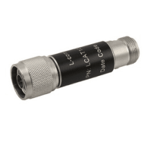 L-com 2W/3dB RF Fixed Attenuator - N Male to N Female - Brass Nickel - 3 GHz