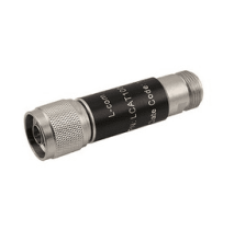 L-com 2W/3dB RF Fixed Attenuator - N Male to N Female - Brass Nickel - 6 GHz
