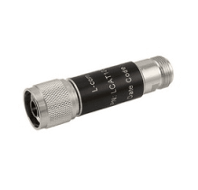 L-com 2W/4dB RF Fixed Attenuator - N Male to N Female - Brass Nickel - 6 GHz