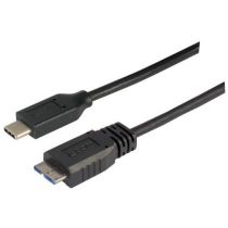 L-com USB 3.0 Type C to Micro Type B Cable