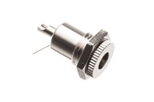 DC Power Female Chassis Mount Connector - 2.1mm I.D. - 5.5mm O.D.