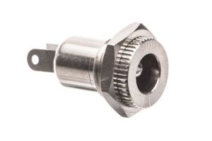 DC Power Female Chassis Mount Connector - 3.0mm I.D. - 6.3mm O.D.