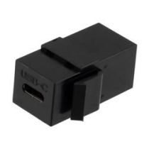 ShowMeCables USB 3.1 Type C Keystone Adapter, 90 Degrees, Black