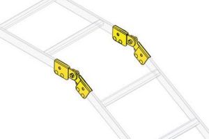 Middle Atlantic Adjustable Cable Ladder End Splice - 1 Pair