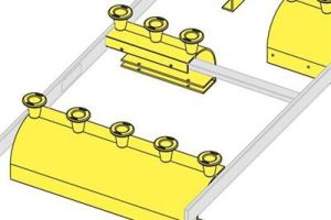 5 Inch Wide Ladder End Drop w/Spools