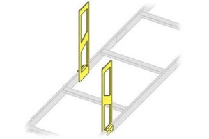 Middle Atlantic Ladder Side Stand-Off, 12 Inch Height, 2 pc.