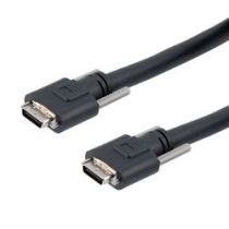 ShowMeCables Camera Link Machine Vision Cable Assembly, SDR26 male plug to SDR26 male plug, Black 29AWG Cable