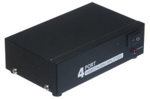 4-Way Composite Video & Stereo Audio Distribution Amplifier (1-in/4-out)